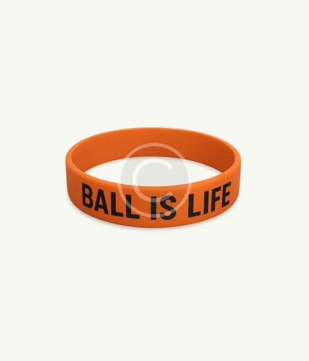"Ball is life" silicone wristband