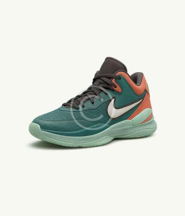 Dual-tone athletic court sneakers