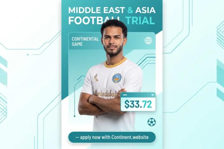 ⚽ Middle East & Asia Football Trial / not country limited